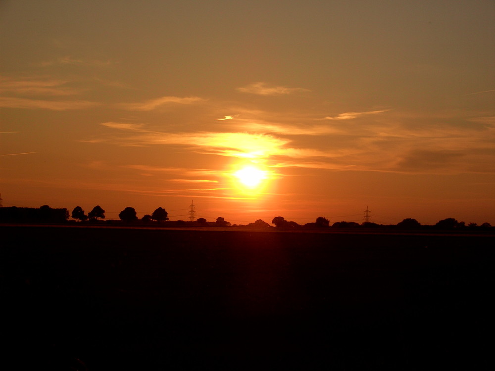 Ein Sonnenuntergang im Sommer 2009