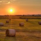 Ein Sonnenuntergang in der Nähe von Gager / Rügen