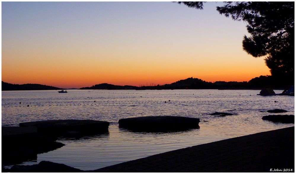 Ein Sonnenuntergang in Kroatien