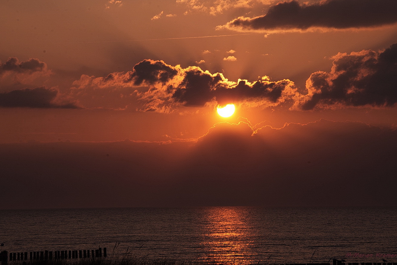 Ein Sonnenuntergang in Kühlungsborn, Ostsee