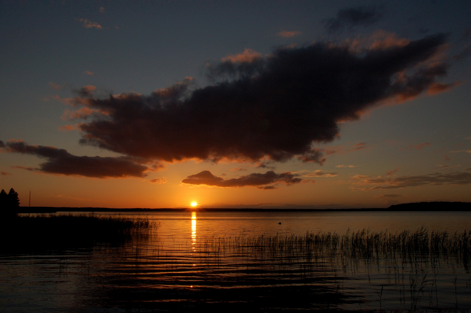 Ein Sonnenuntergang in Schweden