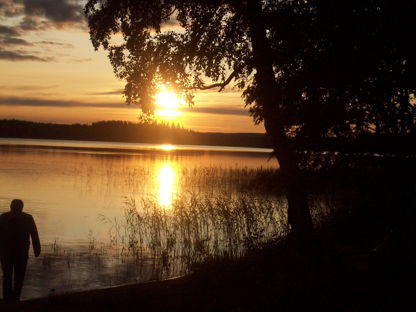 Ein Sonnenuntergang in Schweden