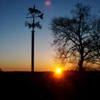 ein sonnenuntergang irgendwo im norden deutschlands