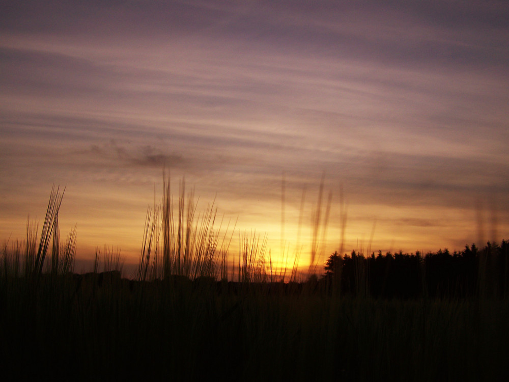 Ein Sonnenuntergang von einer andere sicht.