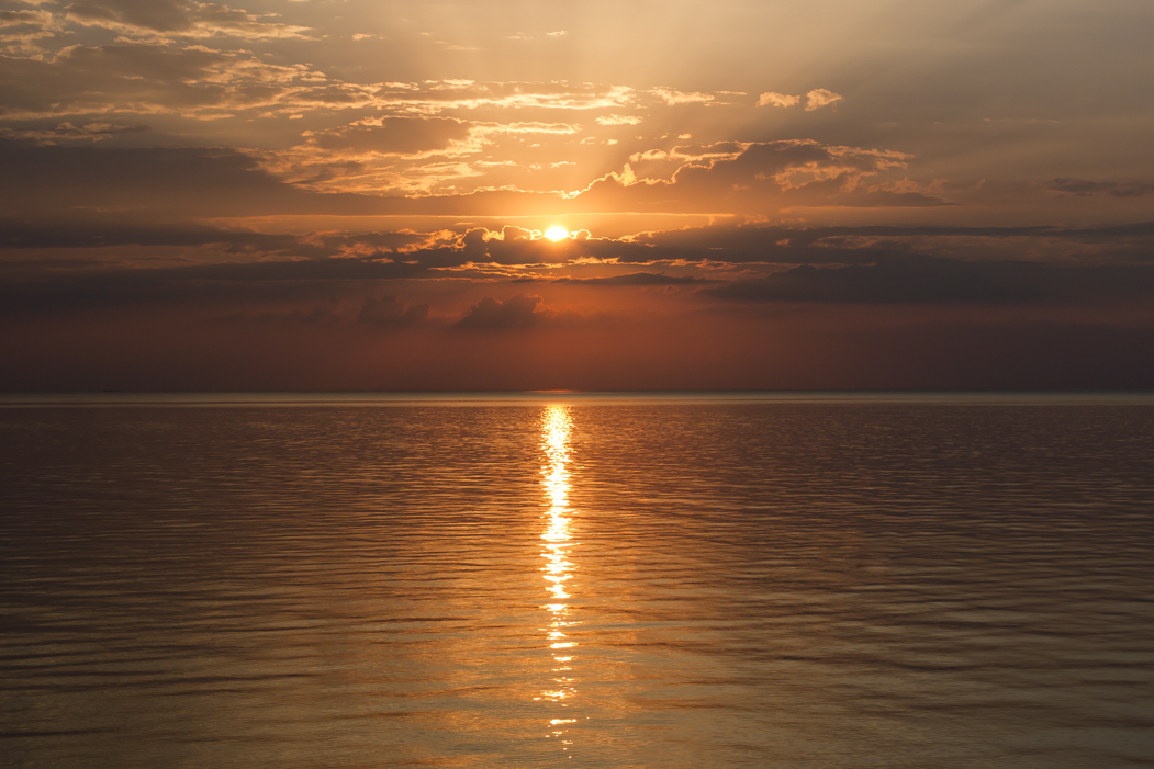 Ein Sonnenuntergang wie ich in mir Wünsche, Rerik ist dazu ein wundervoller Ort.