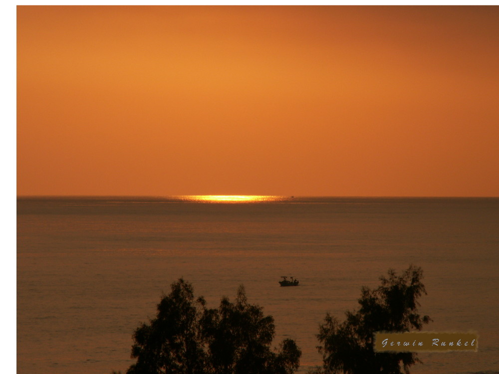 ein Sonnenuntergang wie im Traum