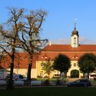 Ein sonniger Herbsttag am Barockschloß in Rammenau