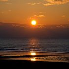 Ein sonniger Tag an der belgischen Ostküste geht zu Ende