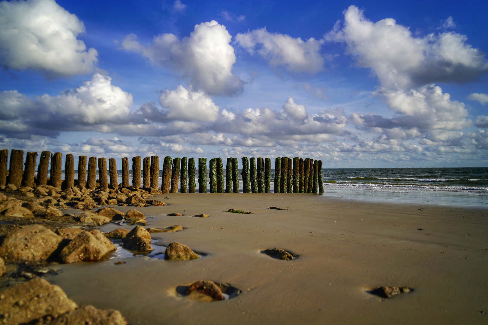 Ein sonniger Tag an der Nordsee 