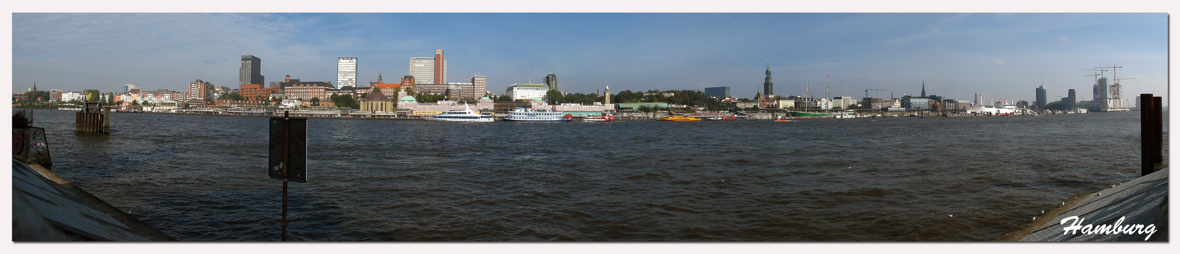 ein sonniger Tag in Hamburg