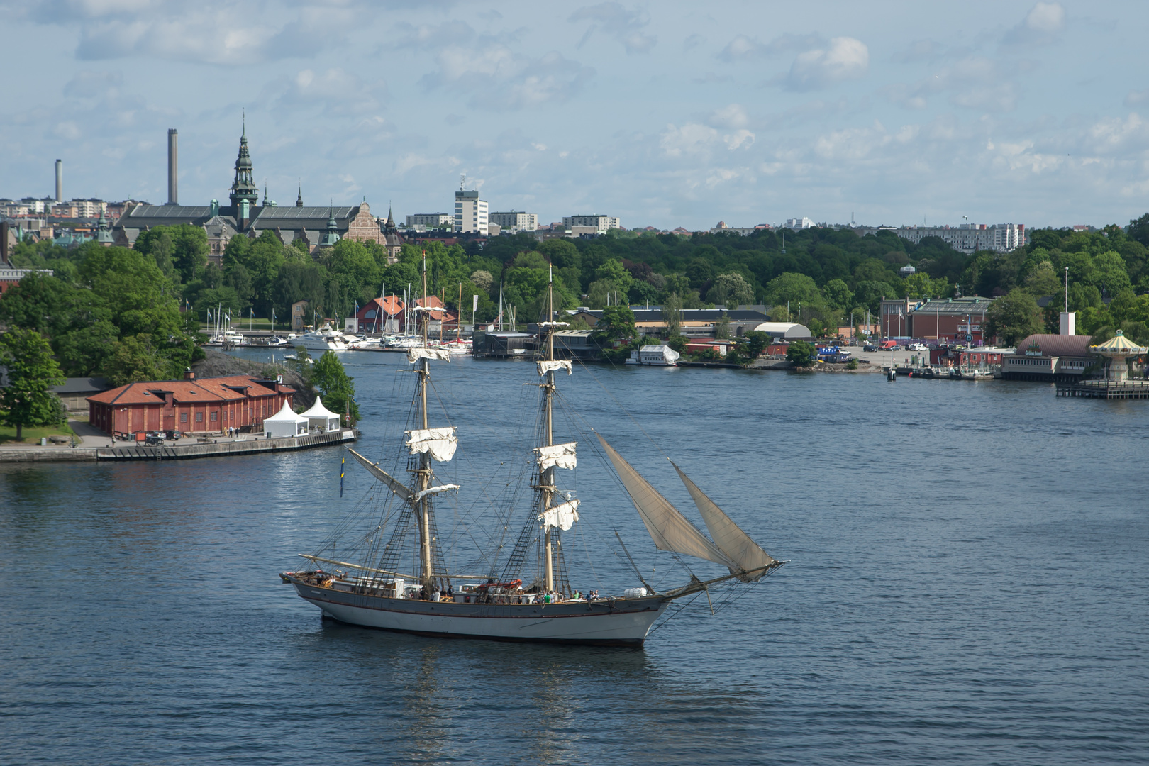 Ein sonniger Tag in Stockholm