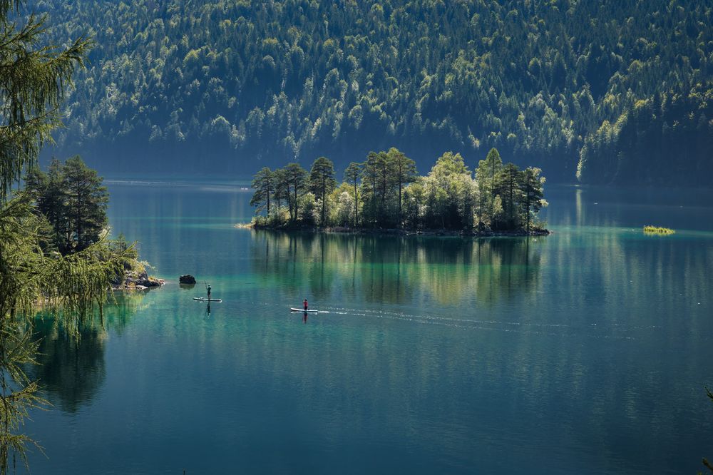 " ein Sonntag am Eibsee " Foto & Bild deutschland, europe, bayern