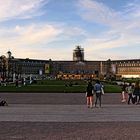 Ein Sonntagabend auf dem Schloßplatz