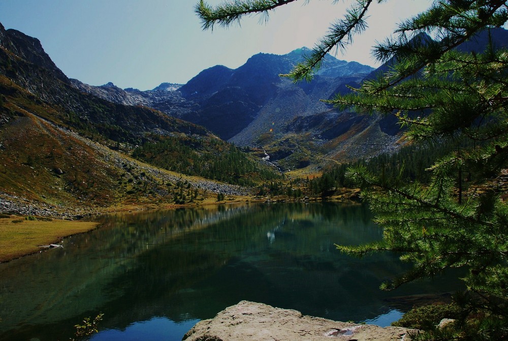 Ein Spätsommertag am Lago d` Arpy