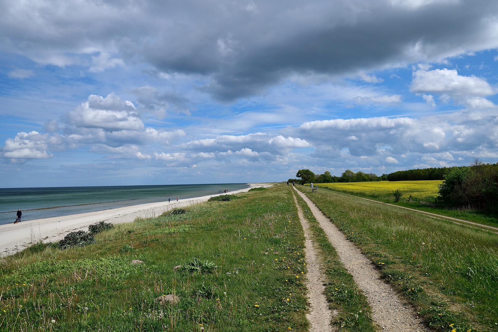 ein Spaziergang am Meer