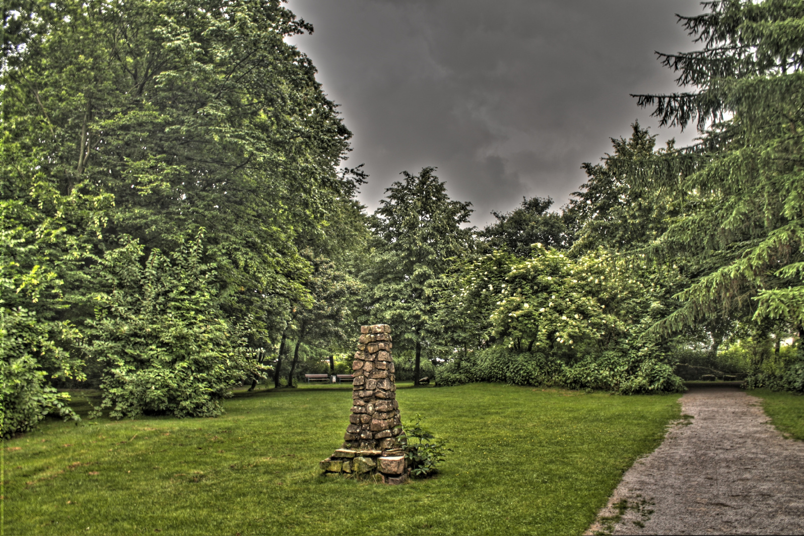 ein Spaziergang durch den Park