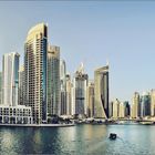 Ein Spaziergang in der Marina von Dubai