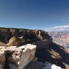 Ein Squirrel genießt den Ausblick auf den Grand Canyon