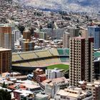 Ein Stadion in der Stadtmitte von La Paz