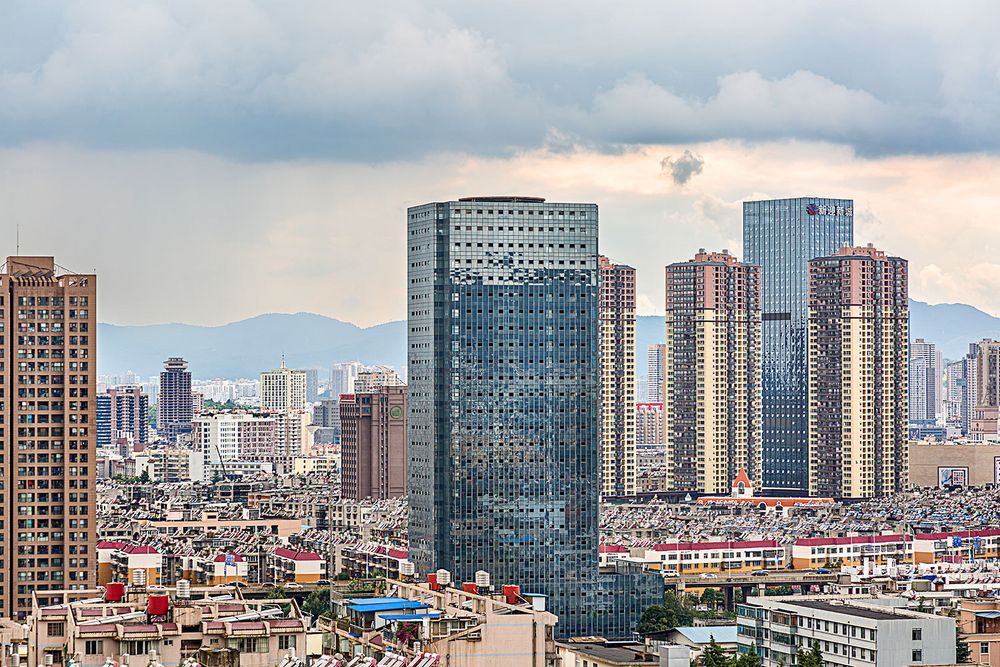 Ein Stadtviertel von Kunming