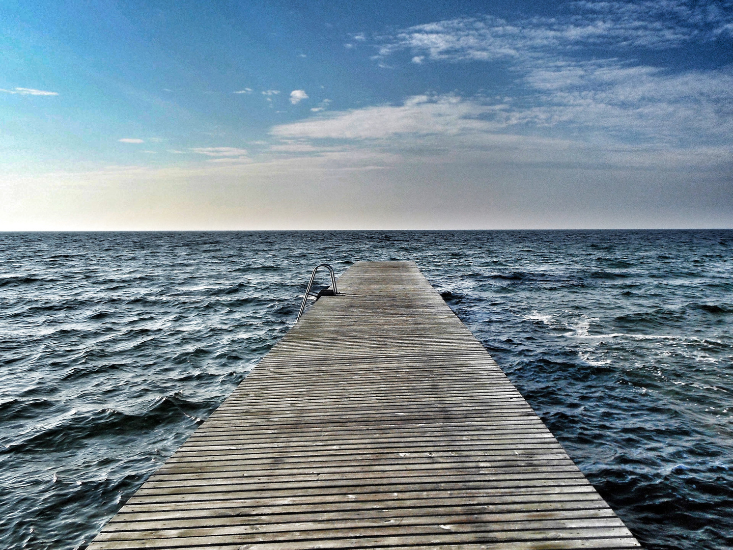 Ein Steg an der Ostsee 