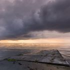 Ein Steg in den Bodden