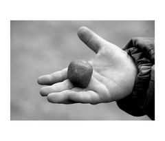 Ein Stein in meiner Hand