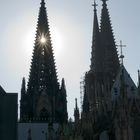 Ein Stern am hohen Dom zu Köln