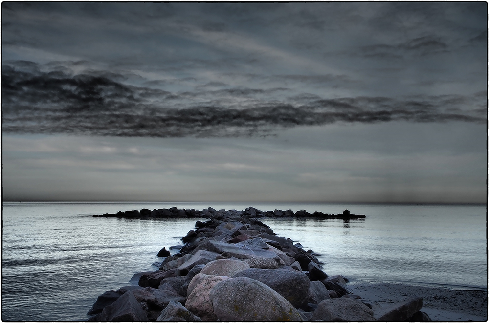 Ein stiller Abend an der Ostsee