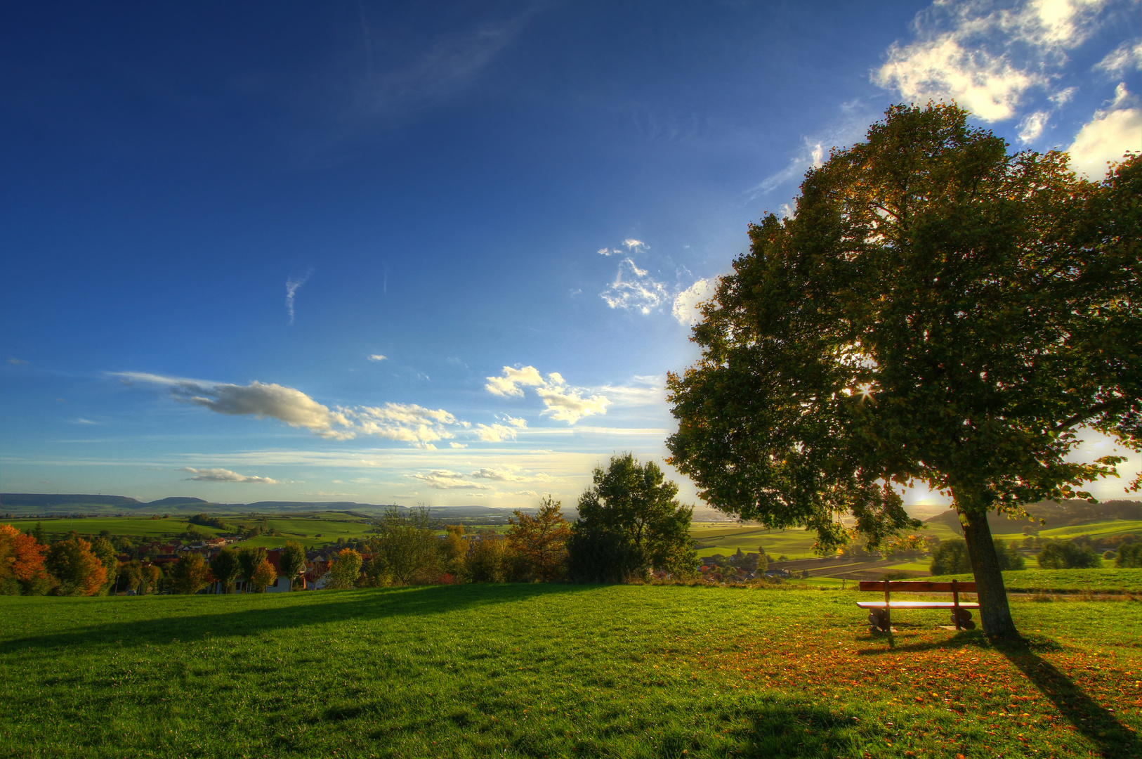 Ein stiller Ort um den Herbst zu genießen