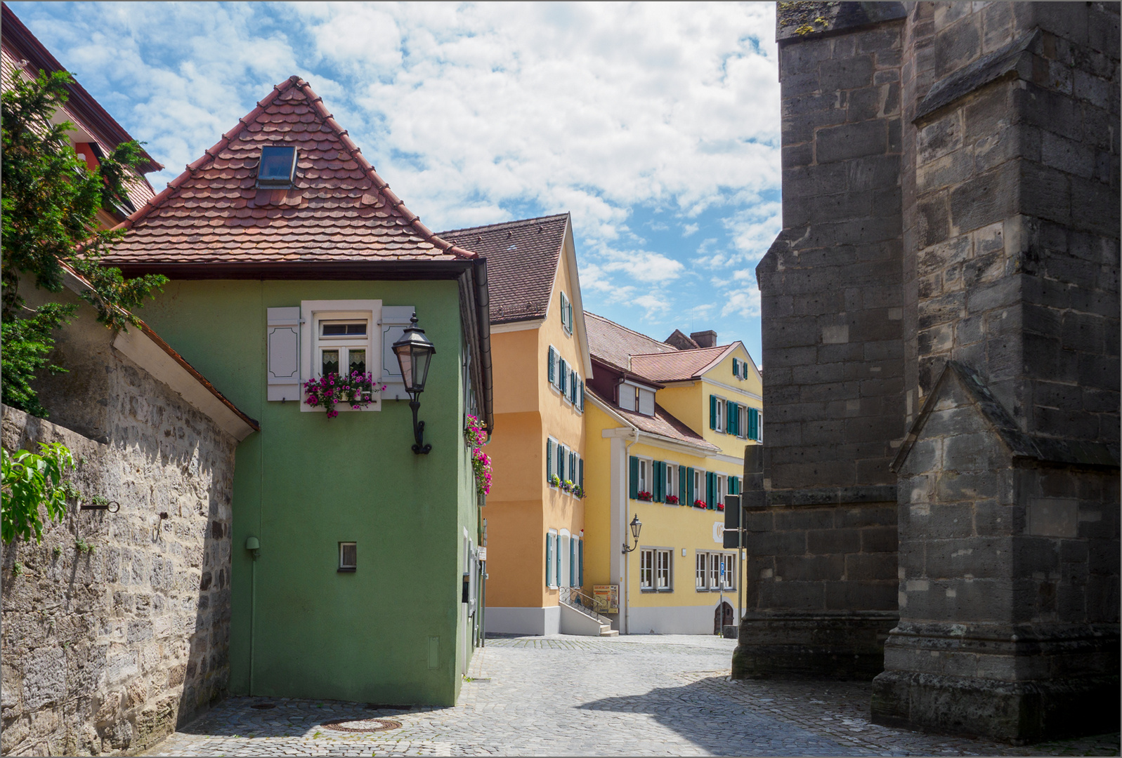 Ein stiller Winkel in Feuchtwangen