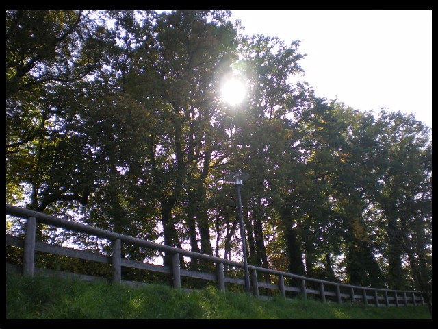 ein strahlend schöner Herbst-Sonntag