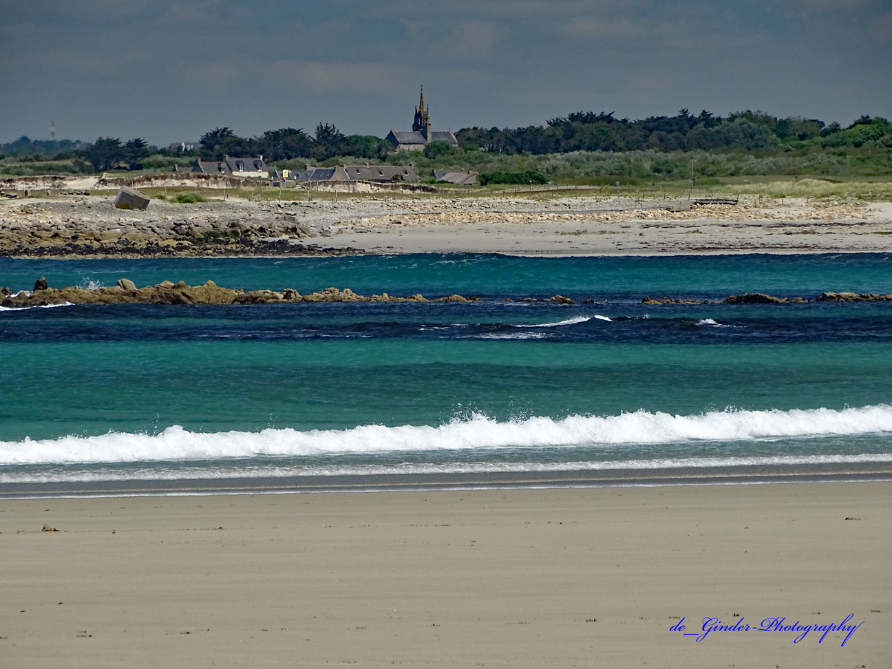 Ein Strand bei La Pointe de la Torche