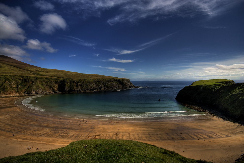 Ein Strand in Irland