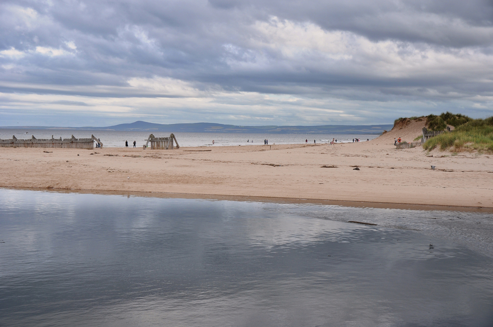 ein Strand in Schottland