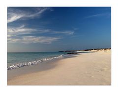 ein Strand nur für uns alleine