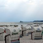 Ein Strand voller Körbe