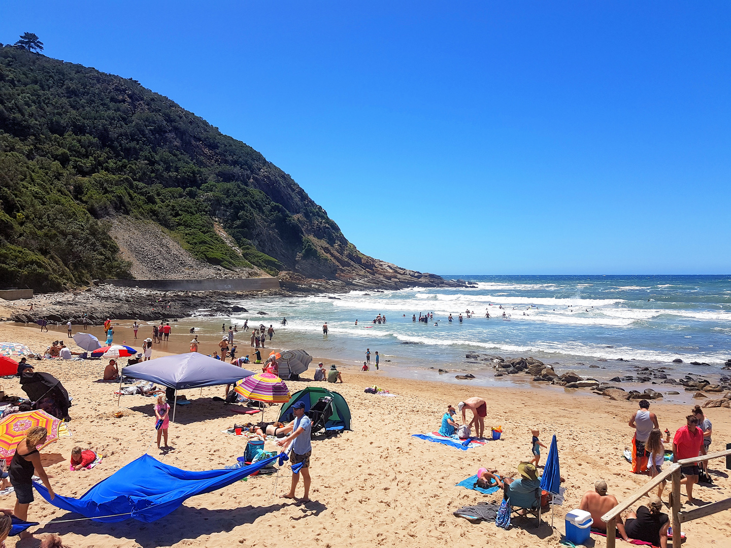 Ein Strandtag an der Herolds Bay