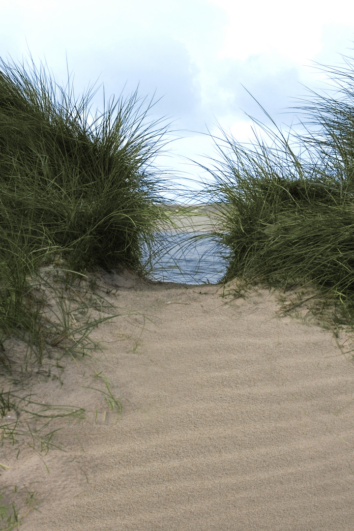 Ein Strandzugang am Ellenbogen