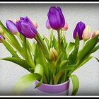 Ein Strauß Tulpen