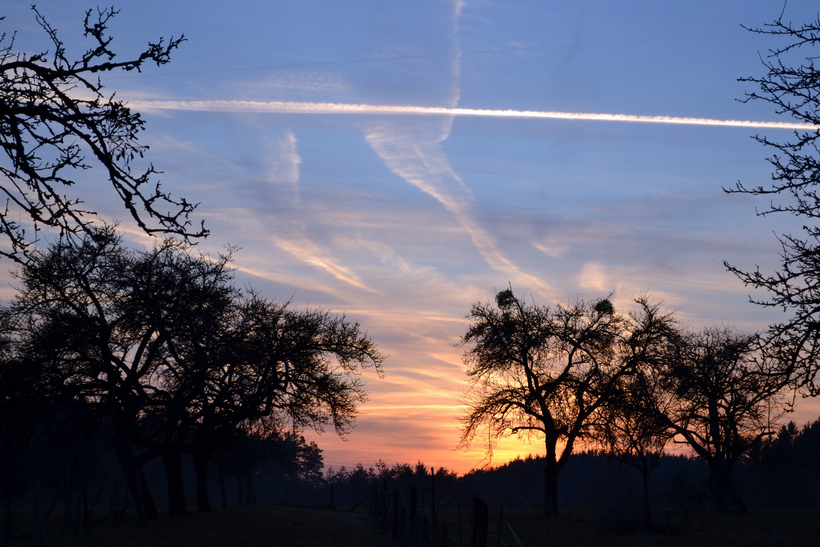 Ein Streifen am Himmel