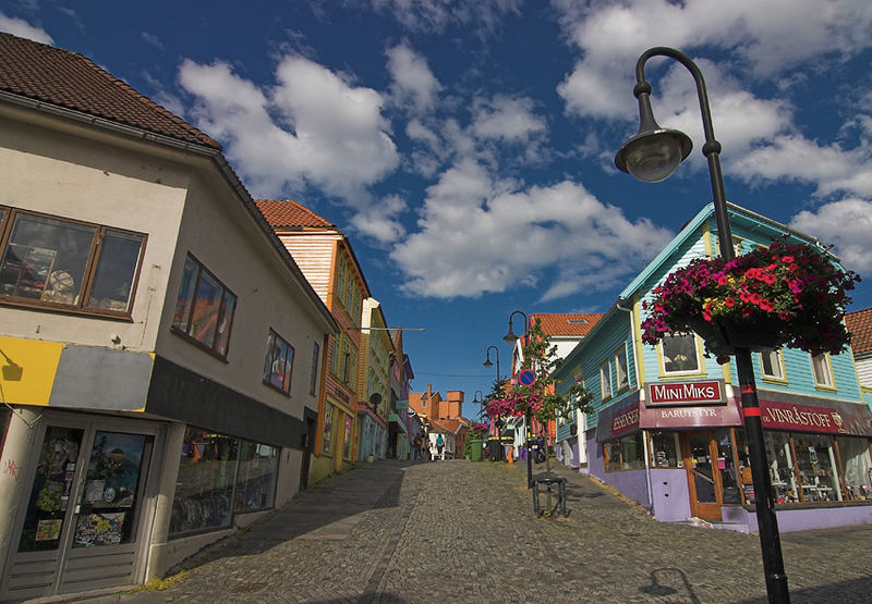 Ein Stück der Innenstadt von Stavanger