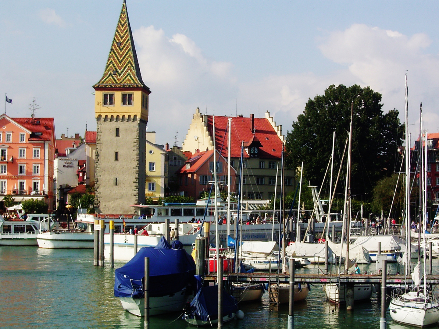 ein Stück Hafen von Lindau