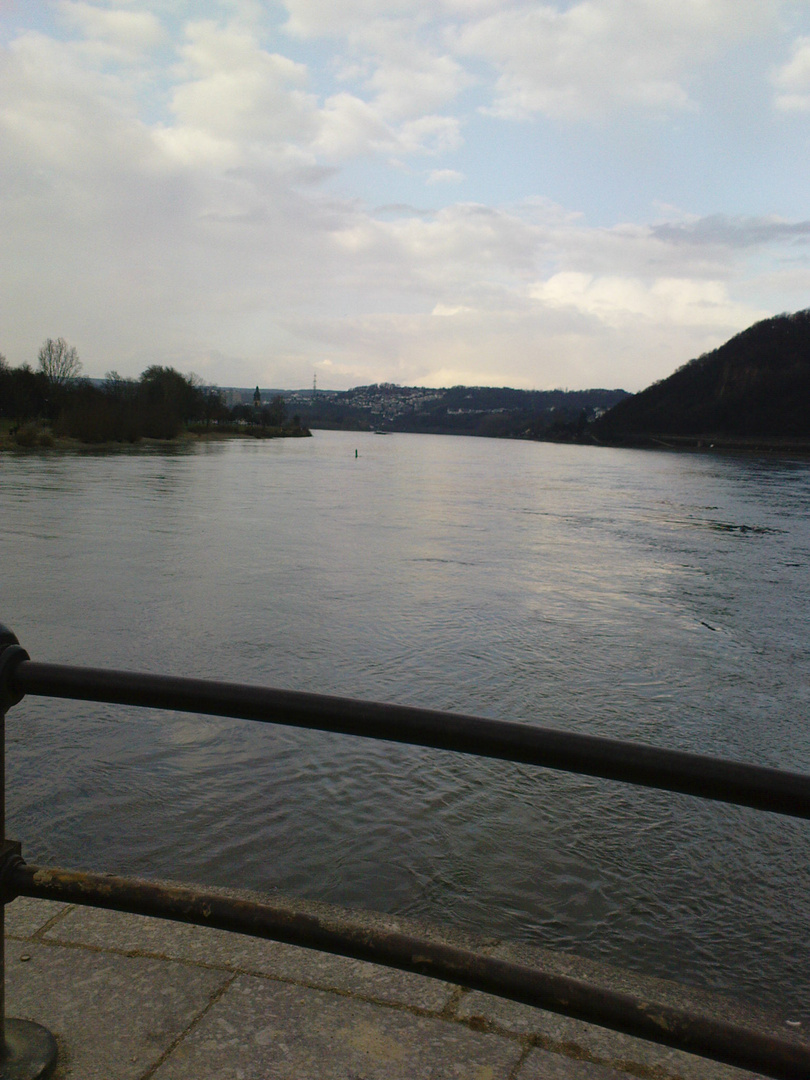 Ein Stück von Koblenz. Deutsches Eck.