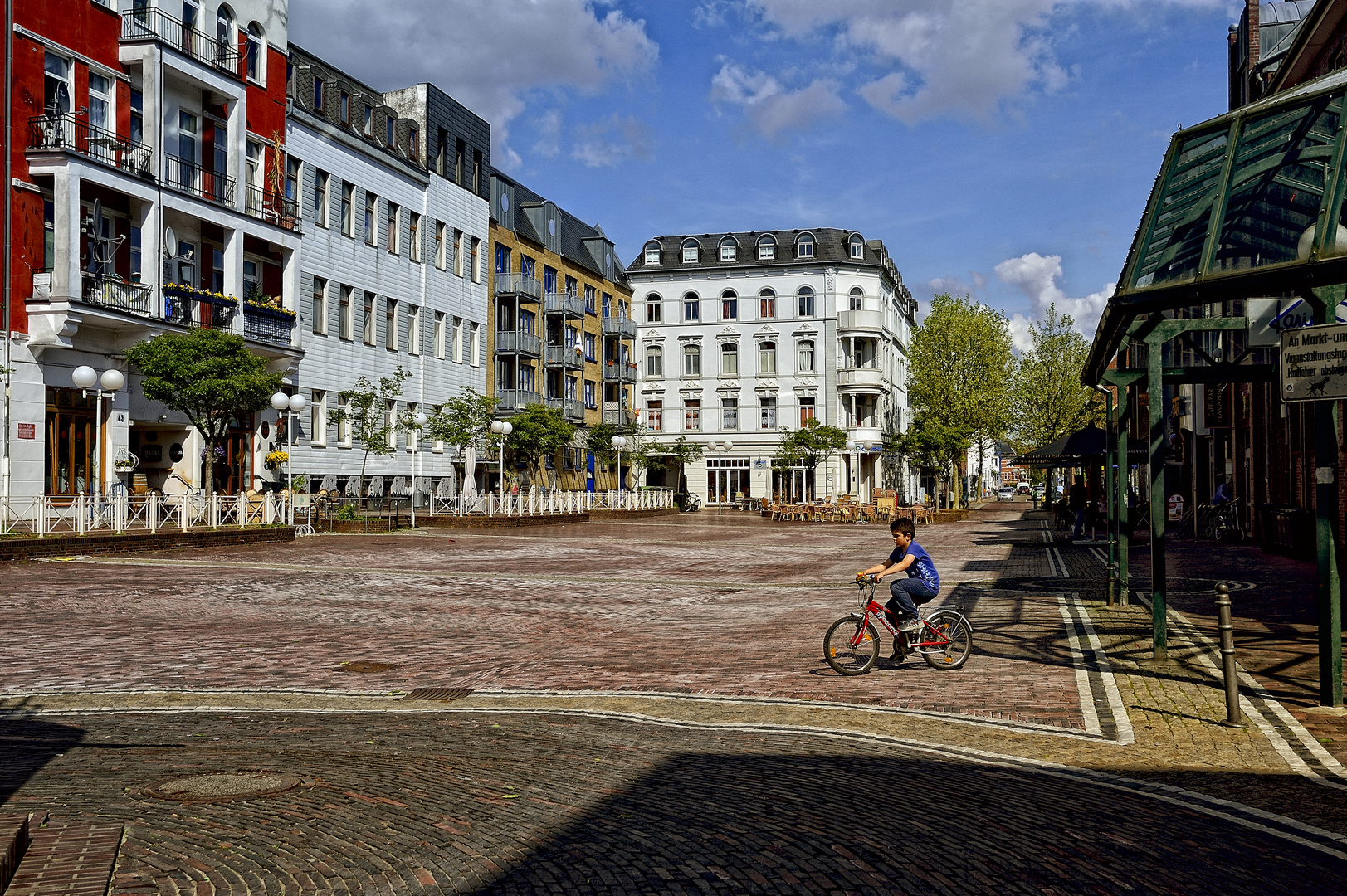 Ein Stück Wilhelmshaven, der Börsenplatz.