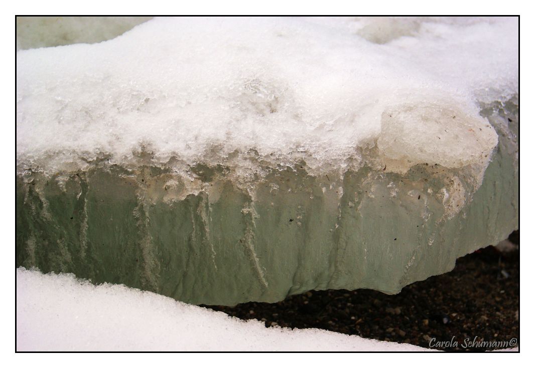 ein Stückchen Eis? Echt naturgesalzen...