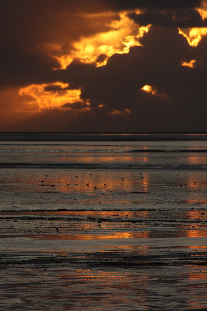 ..ein stürmischer Sonnenuntergang..