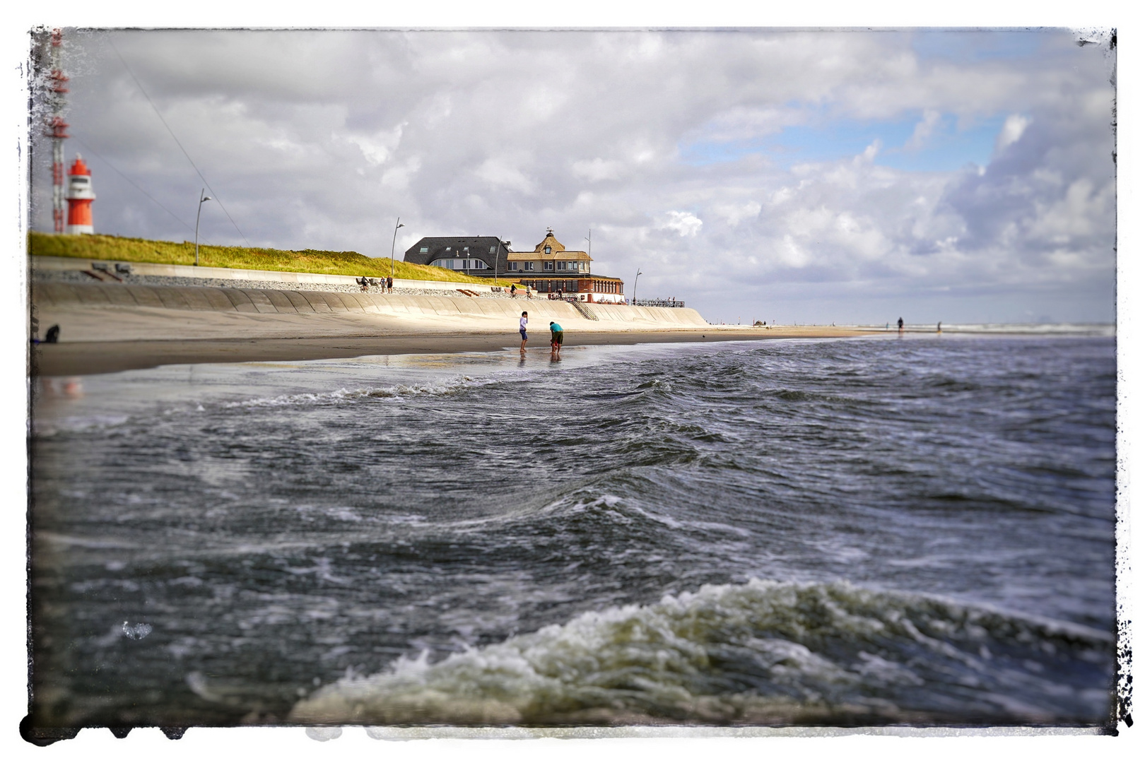 Ein stürmischer Tag an der Nordsee: Borkum! 