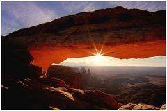 Ein Sunrise am Mesa Arch...