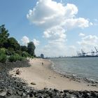 Ein Tag am Elbstrand in Hamburg